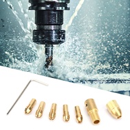 7 Pcs 0.5-3mm Electric Drill Bit Collet Micro Twist Chuck Tool Adapter (3.17mm