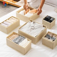 Drawer Underwear Organizer Foldable Sock Bra Storage Box Organizer Stackable Clothes Organizer