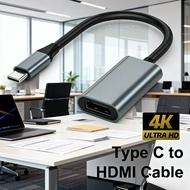 4K USB-CHDMI,USB 3.1 Type-C,MacBook。  Penyesuai USB-C ke HDMI 4K Penukar Video USB 3.1 Jenis-C Lelak