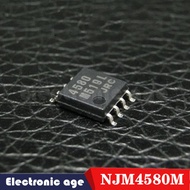 COD-10pcs NJM4580M SOP8 JRC4580 NJM4580 SOP8 4580 4580M SOP SMD Dual Operational Amplifier new origi