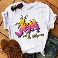 Jem and the Holograms Tops - Casual Anime-Inspired Tee | Y2K Korea Style