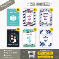 Souvenir coupon souvenir wedding greeting card tag wedding voucher wedding equipment card tag