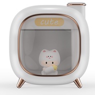 Portable Wireless Ultrasonic Air Humidifier 500ml Cute Pet Aroma Diffuser Silent Humidifier with Col
