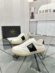 香港順豐包郵 閒置普拉達Prada男士低幫休閒板鞋 小白鞋皮鞋 35-46碼