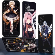 Samsung Galaxy S24 PLUS 5G A15 5G A25 Soft Black Cover TPU Phone Case SM113 Girls Frontline anime art