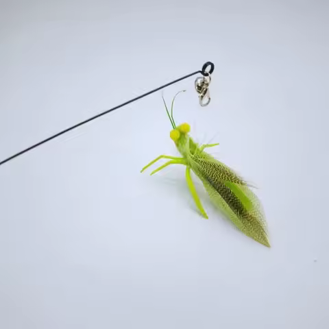 1/3pcs Simulation Grasshopper Cats Toys Detachable 53CM Kitten Wand Toys Bite-resistant with Bell Ca