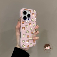 Cute Rilakkuma Candy Color Phone Case For Redmi 10C 10A Sport 10X 4G 9 Prime Power Activ 9C NFC 9A S