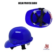 Building Project Helmet Protective Helmet Safety Helmet Blue Safety Helmet