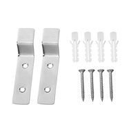 2 Sets Urinal Screen Bracket Toilet Accessories Wall Mounted Urinal Hooks Wall Mounted Urinal Hook Stainless Steel Urinal Bracket Urinal Bucket