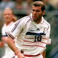 Zinedine Zidane #10 France Away World Cup 1998 Timnas Perancis Prancis WC 98 Piala Dunia Original Je