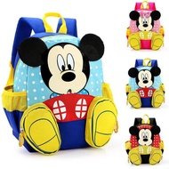 School Bag Cute Mickey Mouse Cartoon Kindergarten Backpack Beg Sekolah Perempuan Waterproof Bag Seko