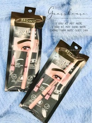 Bút kẻ chân mày và kẻ mắt Browit Nongchat Eyeliner 2in1 Dou Brow eyeliner