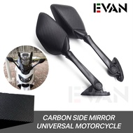 COD Carbon Side Mirror Universal Side Mirror For Motorcycle(NMAXR25XMAXADVPCXAeroxClick)