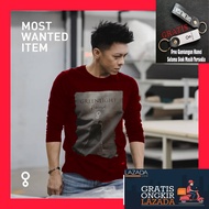 kaos jumbo big size/kaos lengan panjang pria / kaos lengan panjang pria greenlight / kaos lengan pan