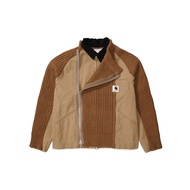 sacai x Carhartt WIP Washed Duck Wool Knit Blouson Mens (ISETAN Shinjuku Exclusive) Beige Unused