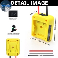 MyriadU Universal Power Wheels Adapter for 14.4V 18V  DCB206 with Switch Efficient Electric Car Repl