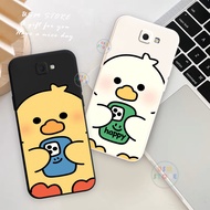 Samsung J4 Prime-2018 / J415 / J4 PLUS / J7 Prime /ON7 Case, Flexible Silicone, Cute Duckling