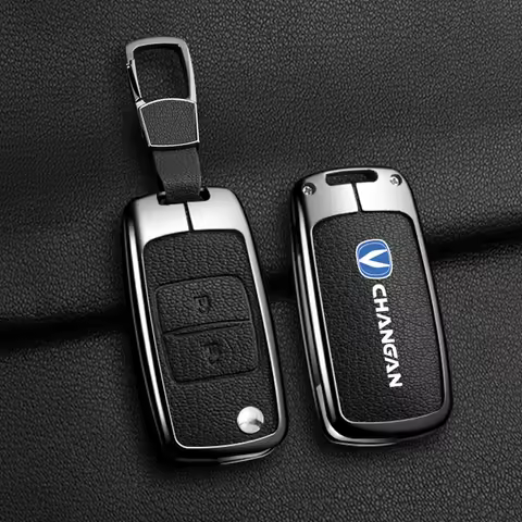 Metal Car Key Case Cover For Changan CS15 Eado Raeton CS35 Plus CS55 CS75 J35 Hunter F70 CS95 CS85 C
