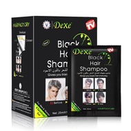 dexe black hair shampoo sachet blackening shampoo 25ml