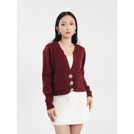 KUKAI | Jardin Cardigan - Women's Classy Knit Cardigan - Women's Knit Cardigan - V-Neck Cardigan - C