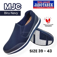 MEN'S CASUAL SHOES / MEN'S SLIP ON FLAT SHOES MJC NAVY BLUE SIZE 39 40 41 42 43 SIMPLE FASHION CASUA