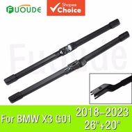 BMW X3 G01 26+20 Wiper Blade 2018-2023 BMW X3 G01 Pengelap Cermin 26+20 Kereta Tingkap Depan Getah 2