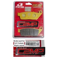 RCB S27 Caliper Brake Disc Pad RIGHT Hand S2 D2 Series Front CBR250RR
