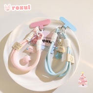 ROXUL Wrist Strap, Handmade  Star Mobile Phone Strap, Durable Colourful Keychain Pendant Universal P
