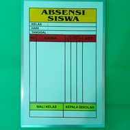 Papan Absensi Siswa Ukuran 60x80cm | Papan Absen Kelas