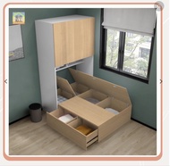 單人床 儲物床 900x1800mm 包海馬床褥‼️