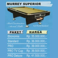 FAT- [DIJUAL] MURREY SUPERIOR 9 FT POOL TABLE - MEJA BILLIARD BILIAR 9