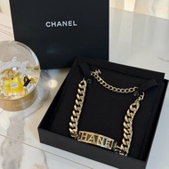 CHANEL 23B香檳金CHANEL古巴項鍊
