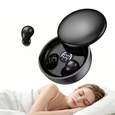 Mini Invisible Earbuds Sleep Headphones Bluetooth 5.4 Earphones TWS Wireless HIFI Stereo Noise Reduc