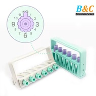 High Quality Dental File Counting Sterilizer Rack 6 Holes Counting 12 Times Autoclavable File Rack D