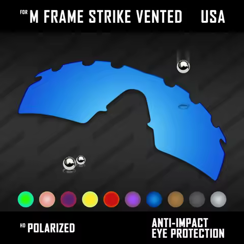 OOWLIT Lenses Replacements For Oakley M Frame Strike Vented Sunglasses Polarized - Multi Colors