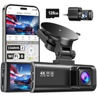 REDTIGER 4K Dash Cam Front Rear, STARVIS 2 Sensor, Free Card Included, 5.8GHz WiFi-20MB/s Fast Downl