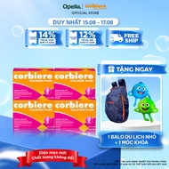 Bộ 4 Thực phẩm bảo vệ sức khỏe Corbiere Calcium Plus Mới - Canxi hữu cơ + D3 + K2