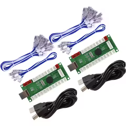 SJ@JX Arcade Game USB Encoder Code Board Zero Delay Game Controller Button Joystick Cable for Retro 