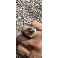 Quartz citrine stone