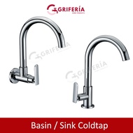 [FACTORY PRICE] Basin Tap / Sink Tap / Kitchen Tap / Cold Tap / Wall Sink Tap / Wall Tap / Bathroom 