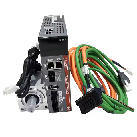 Ethercat LC10E 200W 400W 750W 1000W 17Bit Increment and Absolute With 5 pairs pole AC Servo Motor Se
