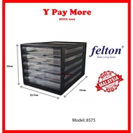 Felton FDD8578 5 Tier A4 Document Drawer Organizer / Document Tray / Plastic Drawer