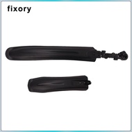 fixory 2 Pieces Two-Wheeler Plastic Mudguard Easy to Install Extended Bike Mudguard Lightweight Fron