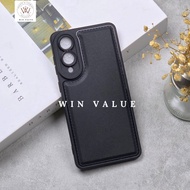 Samsung S25 Edge Case Leather Pro camera Black Case Samsung S25 Edge