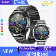 2024 New ET485 Smartwatch ECG Electrocardiogram Bluetooth Call AMOLED Micro Physical Examination EmotionFunction