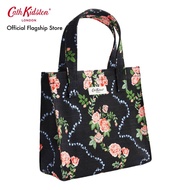 Cath Kidston กระเป๋าสำหรับผู้หญิง Small Bookbag ลาย Rose Flutter สี Black