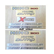 Hino 300xpower 130hd dutro turbo intercooler Sticker 1set/hino 300 dutro 130hd Sticker