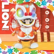 Didai Lion Dance CNY Electronic Sound Dance Way Lion Head Mini Figure Toy With Light &amp; Music D8001 *Ready Stock*