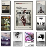 UE0D Modern Pop Music L-Linkin Album Songs Posters And Prints Hybrid Theory Meteora CD Cover Canvas 