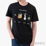 DOSH MENS T-SHIRTS FLINTSTONES เสื้อยืดคอกลมผู้ชาย DFTMT5018-BL